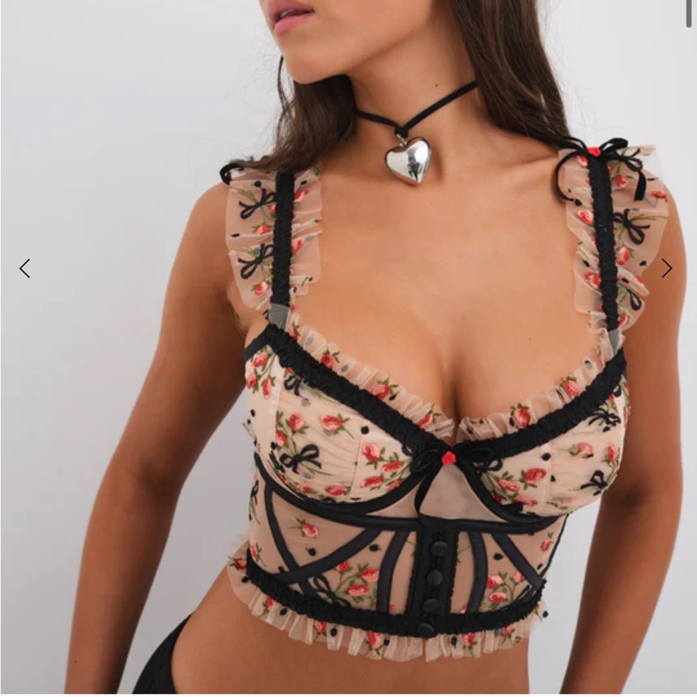 SOLD For Love and Lemons Vera Bustier Corset Top